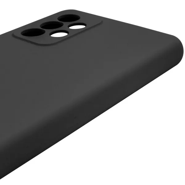 Чехол Silicone Cover Lakshmi Full Camera (AAA) для Samsung Galaxy A52 4G / A52 5G / A52s — Черный — фото 4