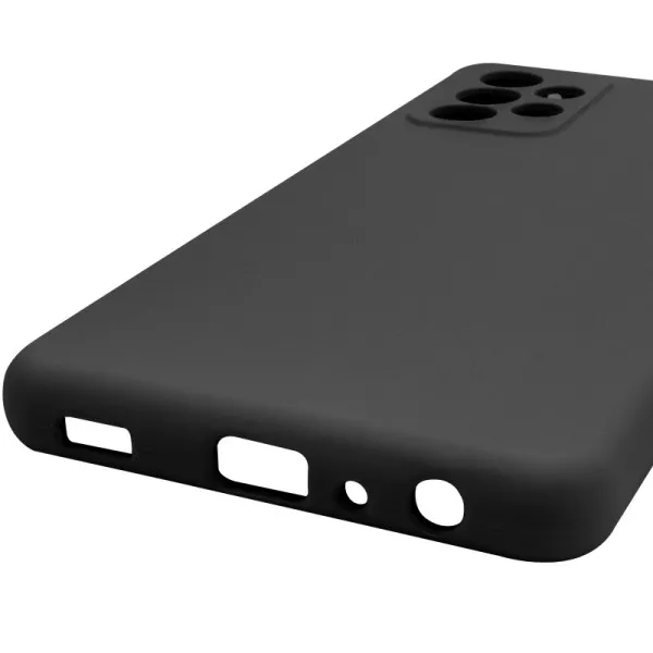 Чехол Silicone Cover Lakshmi Full Camera (AAA) для Samsung Galaxy A52 4G / A52 5G / A52s — Черный — фото 5