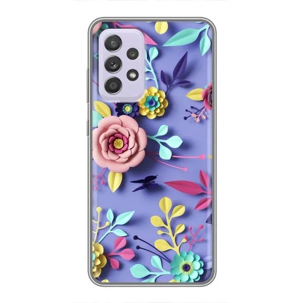 Чехол с принтом «Цветочный дизайн» для Samsung Galaxy A52
