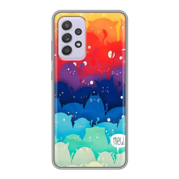 Чехол с принтом «Mew» для Samsung Galaxy A52