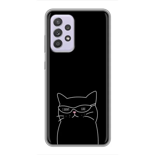 Чехол с принтом «Равнодушный кот» для Samsung Galaxy A52 Чехол с принтом «Равнодушный кот» для Samsung Galaxy A52