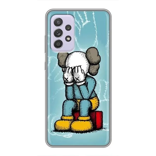 Чехол с принтом «Плач Bearbrick» для Samsung Galaxy A52s 5G (A528)