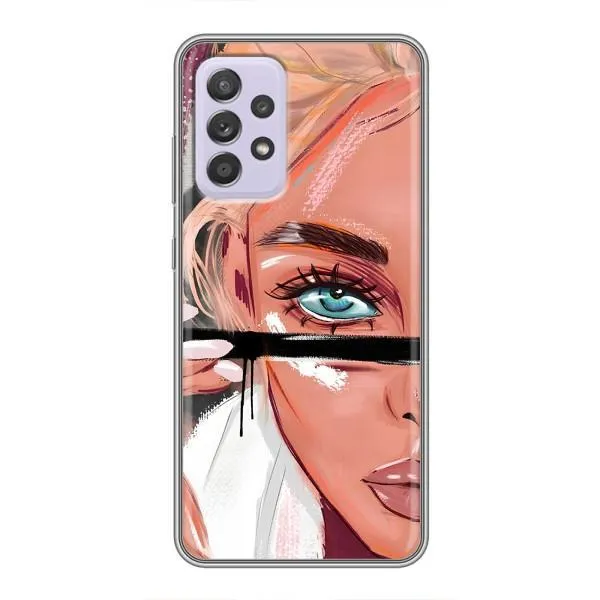 Чехол с принтом «Макияж» для Samsung Galaxy A52s 5G (A528)