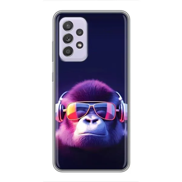 Чехол с принтом «Стильная обезьяна» для Samsung Galaxy A52s 5G (A528)