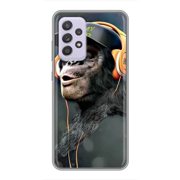 Чехол с принтом «В наушниках» для Samsung Galaxy A52s 5G (A528)