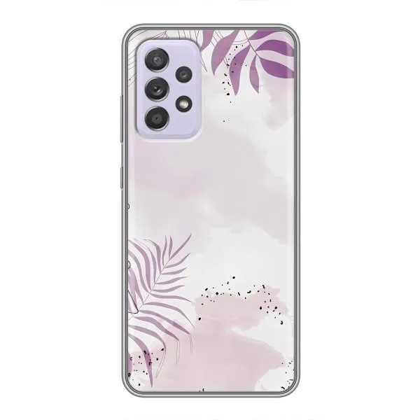 Чохол з принтом «Фіолетове листя» для Samsung Galaxy A52s 5G (A528)