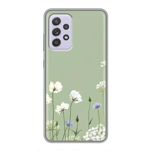 Чохол з принтом «Квіти на зеленому» для Samsung Galaxy A52s 5G (A528)
