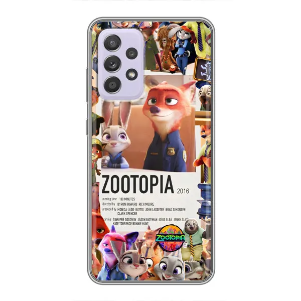 Чехол с принтом «Постер Зверополис» для Samsung Galaxy A52s 5G (A528)