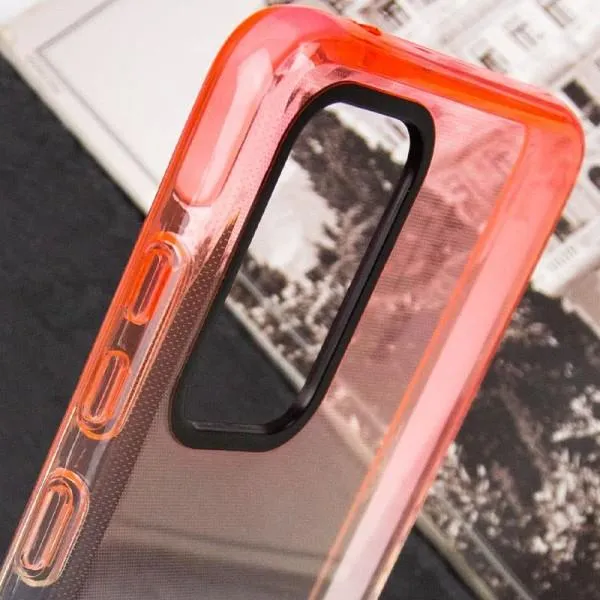 Чехол TPU+PC Sunny Gradient для Samsung Galaxy A53 5G — Розовый — фото 5