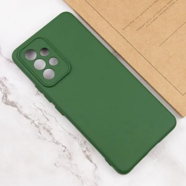 Чохол Silicone Cover Lakshmi Full Camera (AA) для Samsung Galaxy A53 5G — Зелений — фото 4 Чохол Silicone Cover Lakshmi Full Camera (AA) для Samsung Galaxy A53 5G — Зелений — фото 4