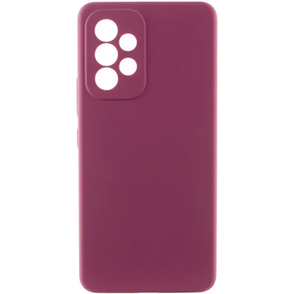 Чехол Silicone Cover Lakshmi Full Camera (AAA) для Samsung Galaxy A53 5G — Бордовый — фото 1 Чехол Silicone Cover Lakshmi Full Camera (AAA) для Samsung Galaxy A53 5G — Бордовый — фото 1