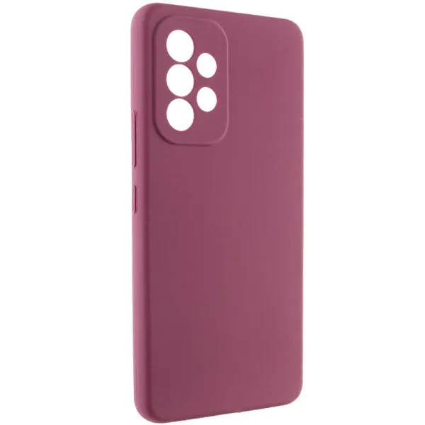 Чехол Silicone Cover Lakshmi Full Camera (AAA) для Samsung Galaxy A53 5G — Бордовый — фото 2 Чехол Silicone Cover Lakshmi Full Camera (AAA) для Samsung Galaxy A53 5G — Бордовый — фото 2