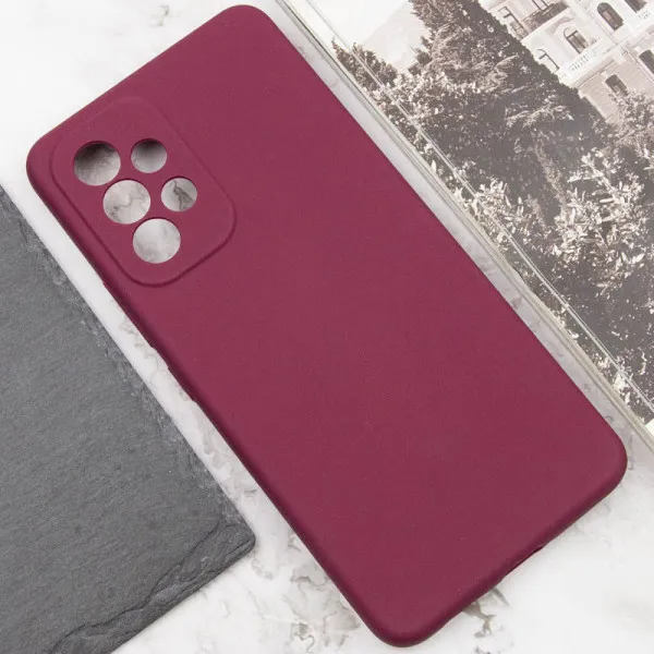 Чехол Silicone Cover Lakshmi Full Camera (AAA) для Samsung Galaxy A53 5G — Бордовый — фото 5 Чехол Silicone Cover Lakshmi Full Camera (AAA) для Samsung Galaxy A53 5G — Бордовый — фото 5
