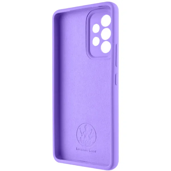Чехол Silicone Cover Lakshmi Full Camera (AAA) для Samsung Galaxy A53 5G — Сиреневый — фото 4