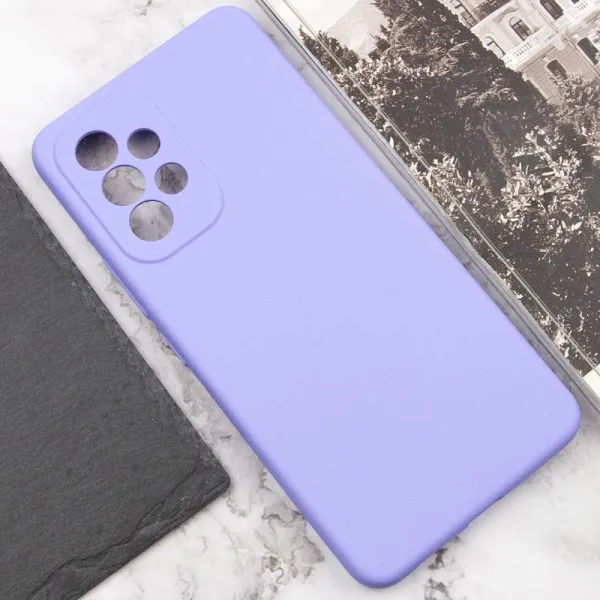Чехол Silicone Cover Lakshmi Full Camera (AAA) для Samsung Galaxy A53 5G — Сиреневый — фото 5