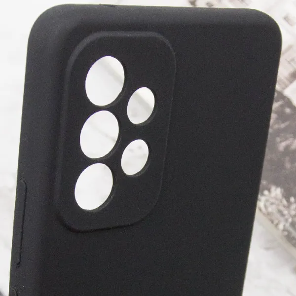 Чохол Silicone Cover Lakshmi Full Camera (AAA) для Samsung Galaxy A53 5G — Чорний — фото 2