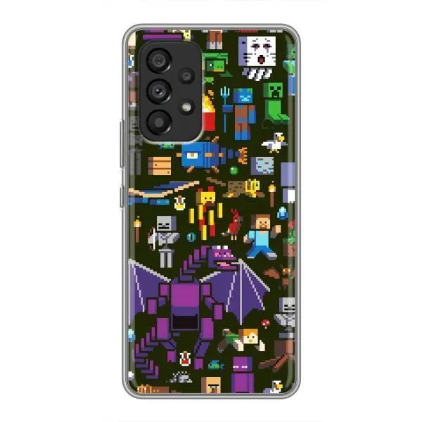 Чохол з принтом «Колаж Майнкрафт» для Samsung Galaxy A53 (5G) Чохол з принтом «Колаж Майнкрафт» для Samsung Galaxy A53 (5G)