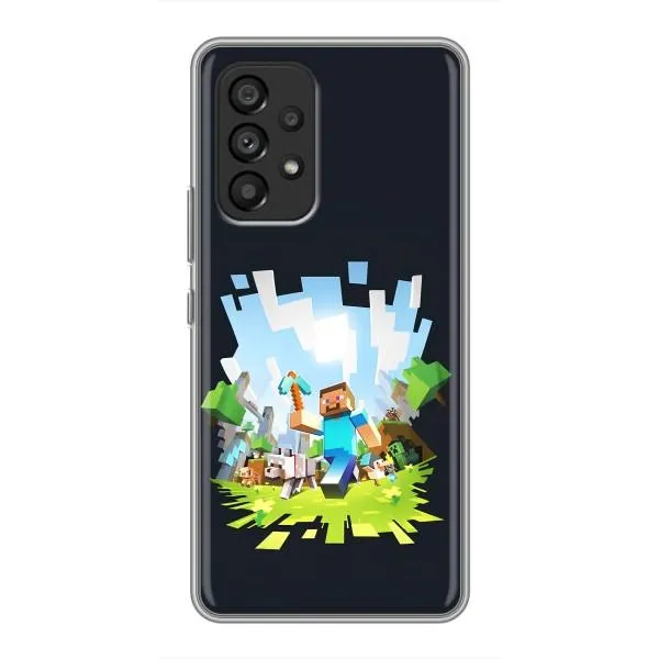 Чохол з принтом «персонажі Minecraft» для Samsung Galaxy A53 (5G) Чохол з принтом «персонажі Minecraft» для Samsung Galaxy A53 (5G)
