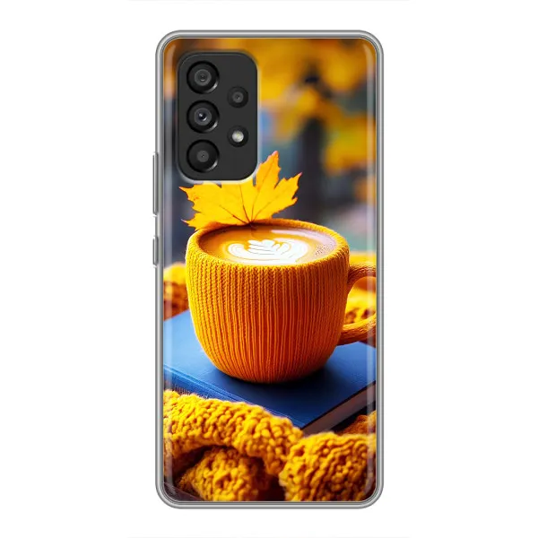 Чехол с принтом «Кофе на желтом пледе» для Samsung Galaxy A53 (5G)