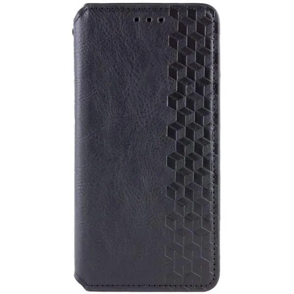 Шкіряний чохол-книжка GETMAN Cubic (PU) для Samsung Galaxy A54 5G — Чорний — фото 1
