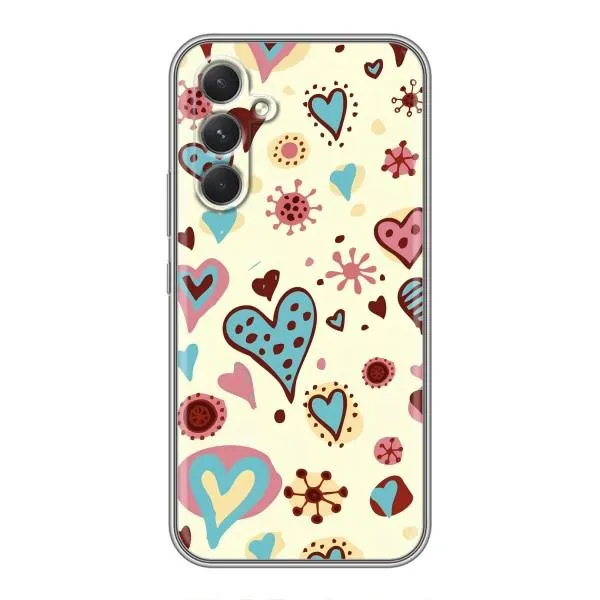 Чехол с принтом «Сердечки» для Samsung Galaxy A54