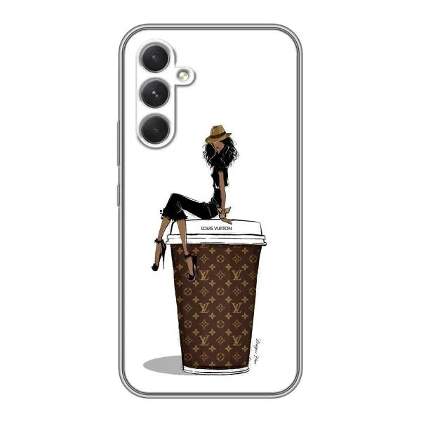 Чехол с принтом «кофе LOUIS VUITTON» для Samsung Galaxy A54