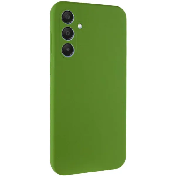 Чехол Silicone Cover Ummi Lakshmi Full Camera (AA) для Samsung Galaxy A55 — Зеленый