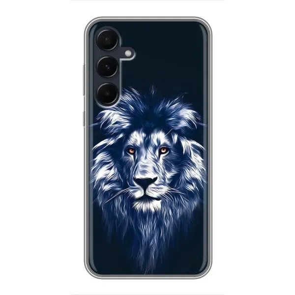 Чехол с принтом «Синий Лев» для Samsung Galaxy A55