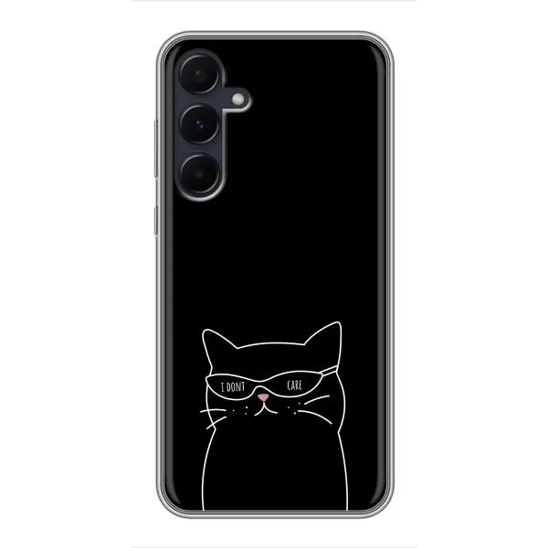 Чехол с принтом «Равнодушный кот» для Samsung Galaxy A55 Чехол с принтом «Равнодушный кот» для Samsung Galaxy A55