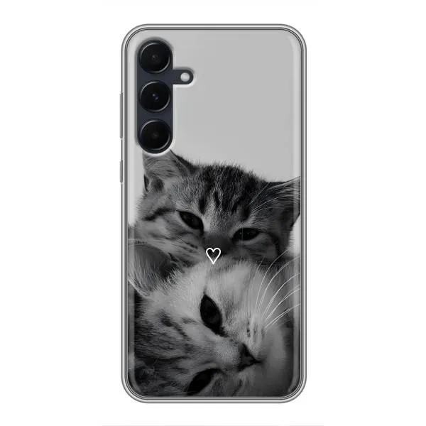 Чехол с принтом «Пара котов» для Samsung Galaxy A55 Чехол с принтом «Пара котов» для Samsung Galaxy A55