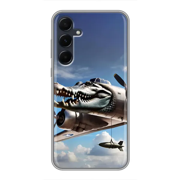 Чехол с принтом «Бомбардиро крокодило» для Samsung Galaxy A55