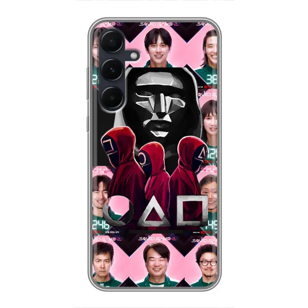 Чехол с принтом «Участники Игра кальмара» для Samsung Galaxy A55 Чехол с принтом «Участники Игра кальмара» для Samsung Galaxy A55