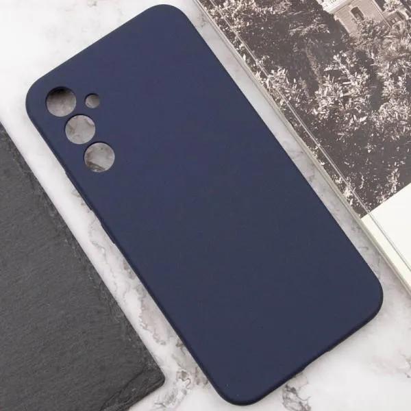 Чохол Silicone Cover Lakshmi Full Camera (AAA) для Samsung Galaxy A56 5G — Темно-синій — фото 5