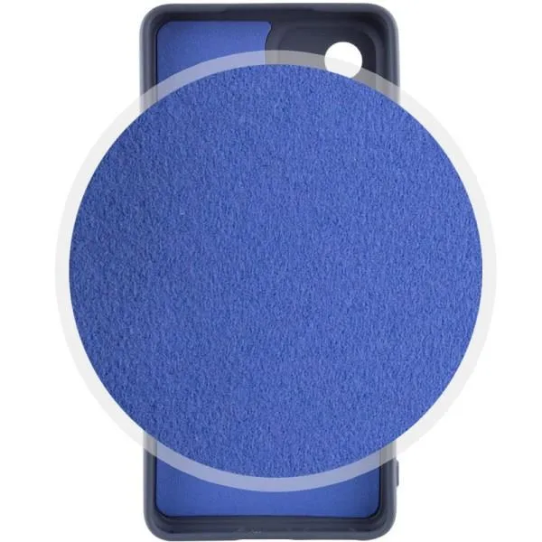 Чохол TPU GETMAN Liquid Silk Full Camera для Samsung Galaxy A56 5G — Синій — фото 2