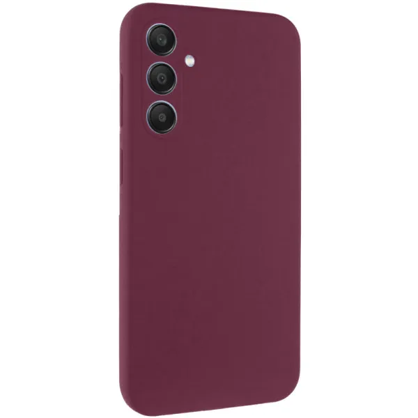 Чехол Silicone Cover Lakshmi Full Camera (AAA) для Samsung Galaxy A56 5G — Бордовый — фото 1