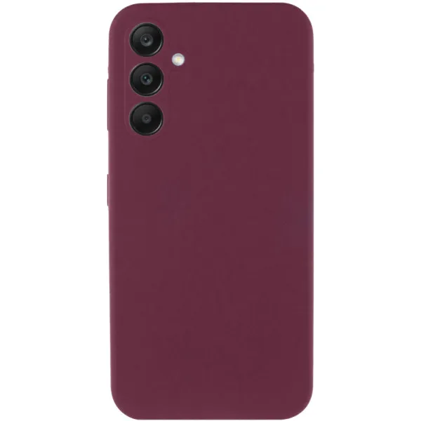 Чехол Silicone Cover Lakshmi Full Camera (AAA) для Samsung Galaxy A56 5G — Бордовый — фото 2