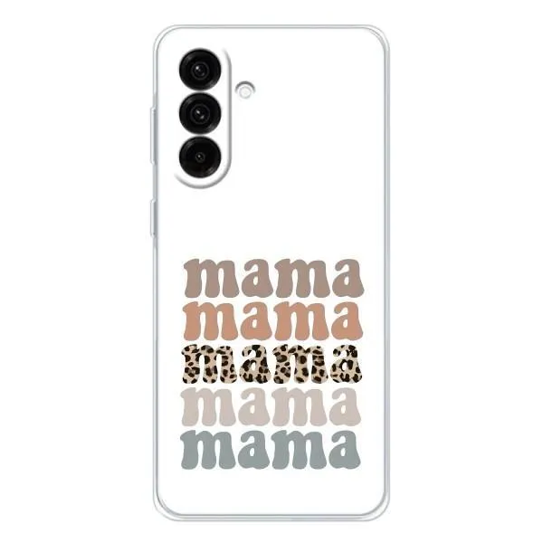 Чехол с принтом «Текстовый коллаж мама» для Samsung Galaxy A56 5G