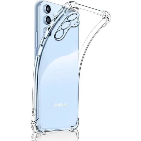 TPU чохол GETMAN Ease logo посилені кути Full Camera для Samsung Galaxy A57 5G — Прозорий — фото 1