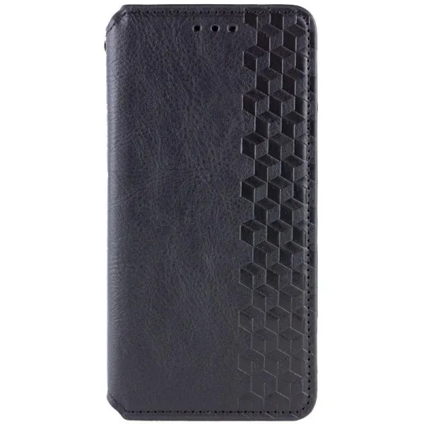 Шкіряний чохол-книжка GETMAN Cubic (PU) для Samsung Galaxy A57 5G — Чорний — фото 1