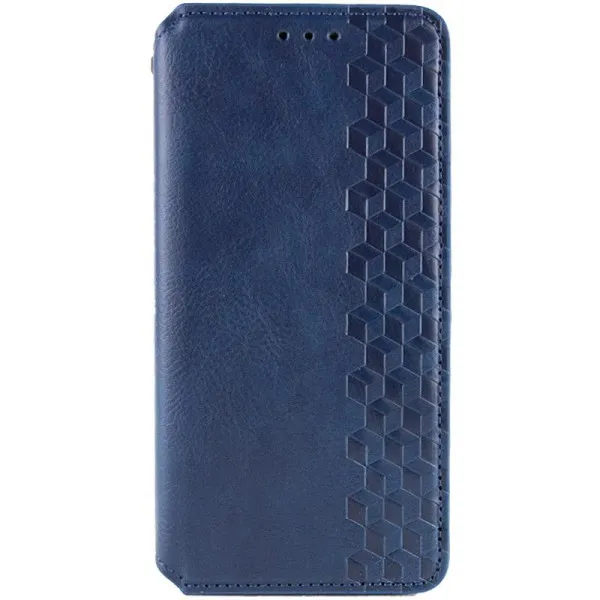 Шкіряний чохол-книжка GETMAN Cubic (PU) для Samsung Galaxy A57 5G — Синій — фото 1