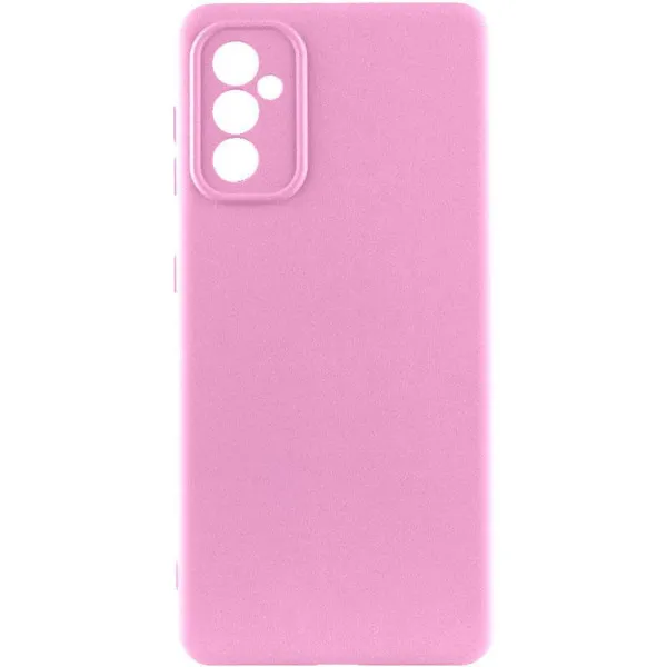 Чохол TPU GETMAN Liquid Silk Full Camera для Samsung Galaxy A57 5G — Рожевий Чохол TPU GETMAN Liquid Silk Full Camera для Samsung Galaxy A57 5G — Рожевий