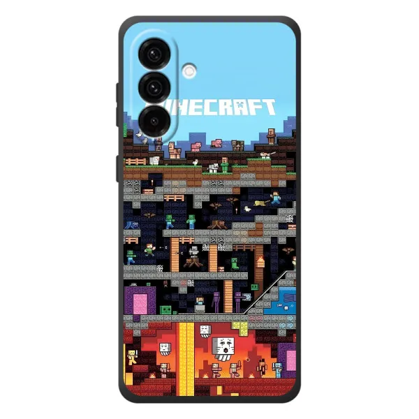 Чехол с принтом «фон Minecraft» для Samsung Galaxy A57