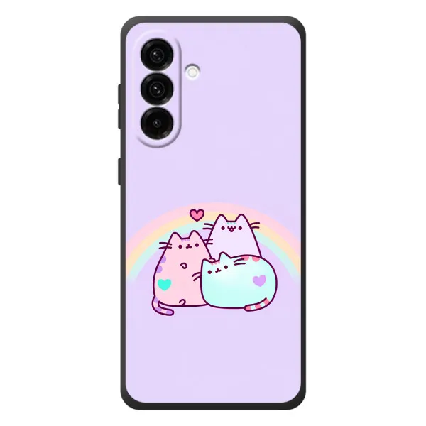 Чохол з принтом «Радужний котик» для Samsung Galaxy A57 Чохол з принтом «Радужний котик» для Samsung Galaxy A57