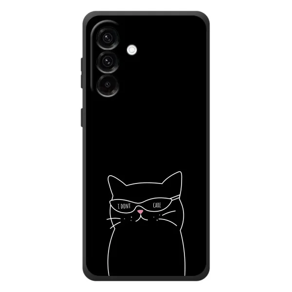 Чохол з принтом «Байдужий кіт» для Samsung Galaxy A57