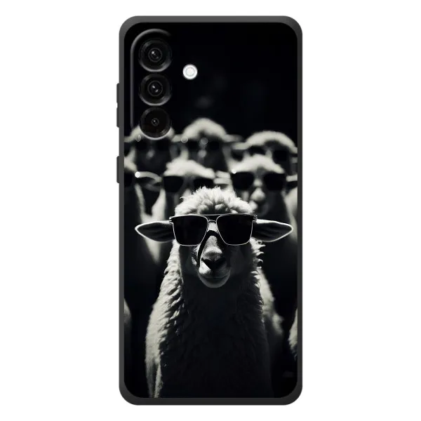 Чохол з принтом «Овечка в окулярах» для Samsung Galaxy A57 Чохол з принтом «Овечка в окулярах» для Samsung Galaxy A57