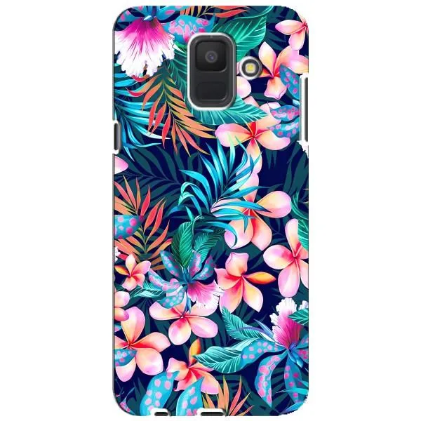 Чехол с принтом «Красочные цветы» для Samsung Galaxy A6 2018 (A600F)