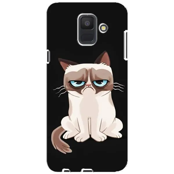 Чехол с принтом «Грустный кот» для Samsung Galaxy A6 2018 (A600F)