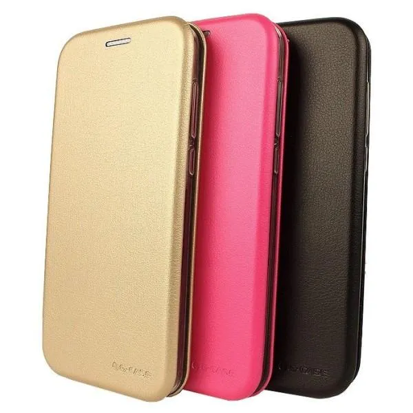 Чохол-книжка G-Case Fashion для Samsung Galaxy A6 Plus 2018, A605 — Рожевий — фото 1