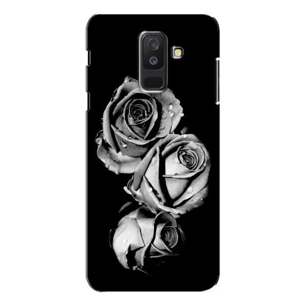 Чохол з принтом «Чорна троянда» для Samsung Galaxy A6 Plus 2018 (A605)