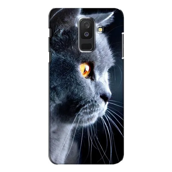 Чехол с принтом «Серый Кот» для Samsung Galaxy A6 Plus 2018 (A605) Чехол с принтом «Серый Кот» для Samsung Galaxy A6 Plus 2018 (A605)